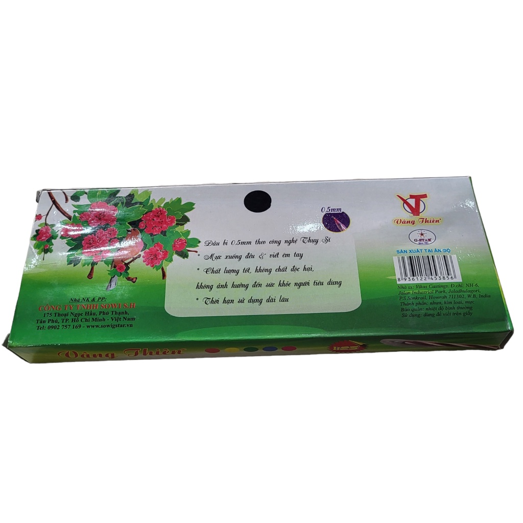 Hộp 20 Cây Viết Nến Dài Vâng Thiên G-star IT25 Ngòi 0.5mm chính hãng