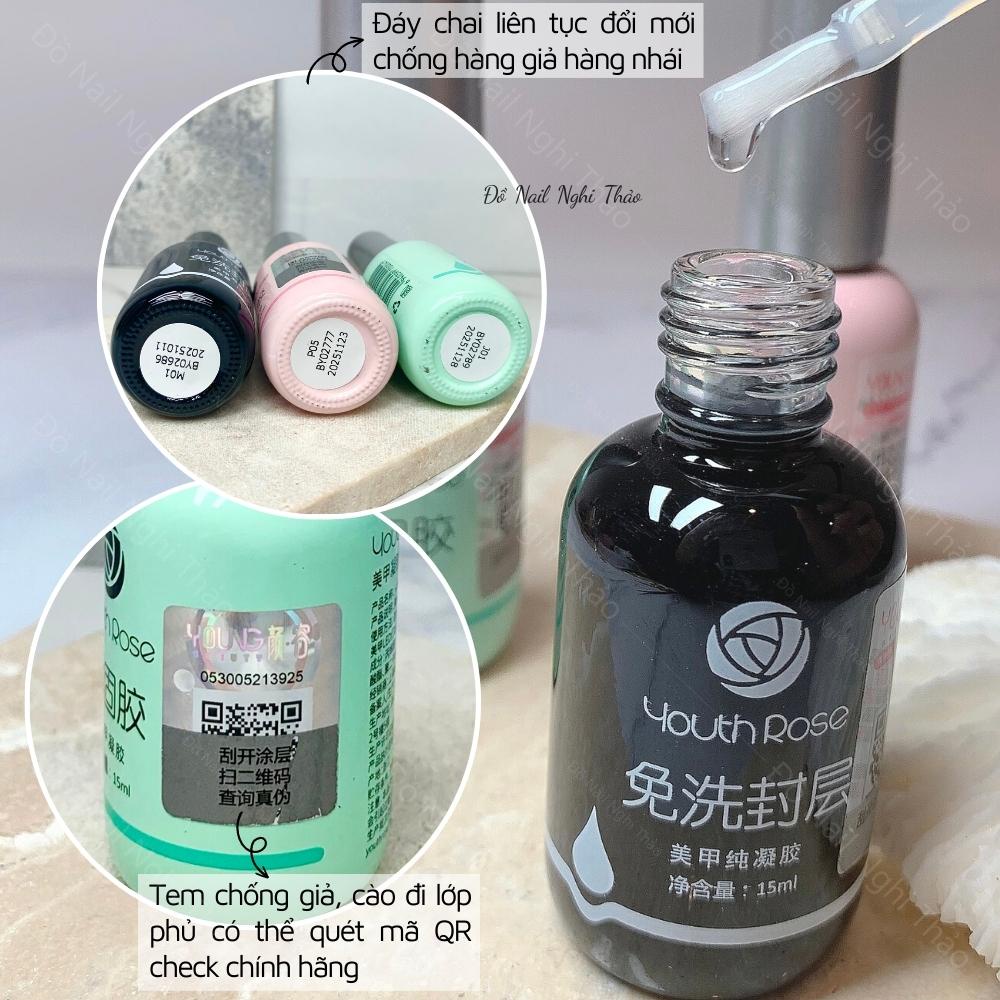 Top hoa hồng sơn bóng chính hãng 15ml JELIVA