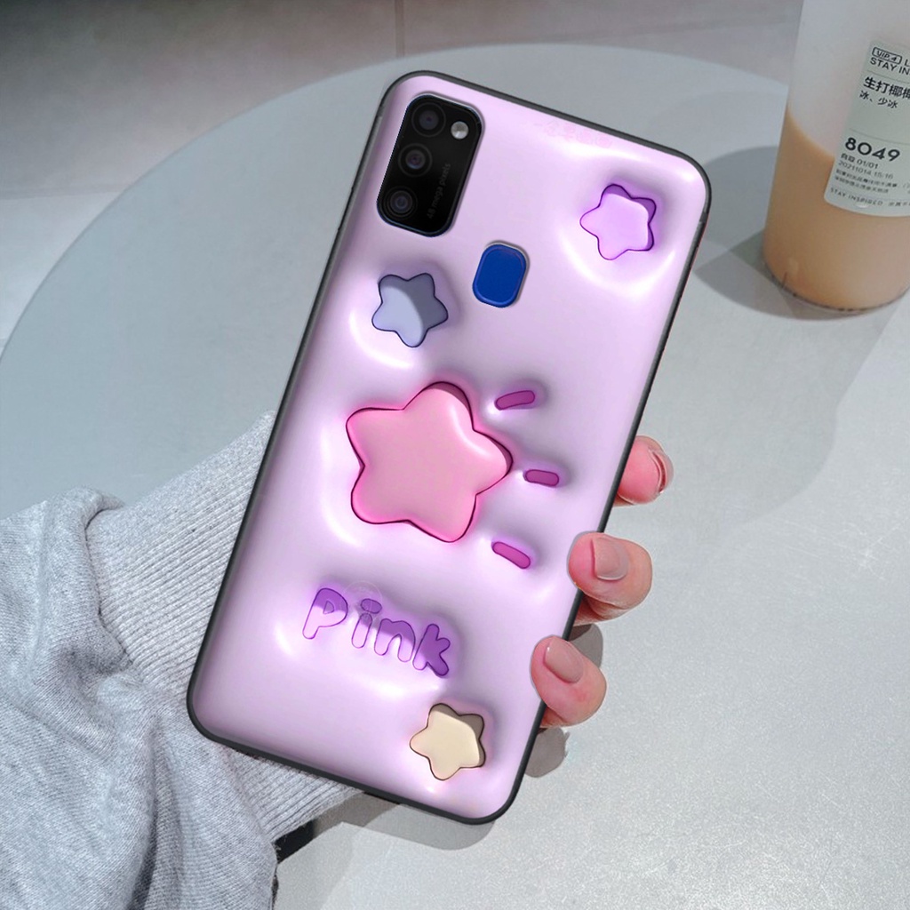 Ốp Samsung M21 / M30s in phẳng hiệu ứng 3D giả nổi siêu thật, cực xinh, cá tính