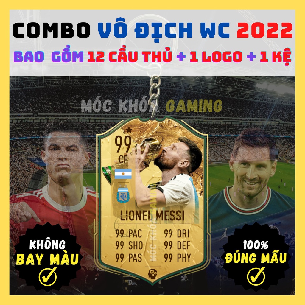Móc Khóa Nhà Vô Địch WC 2022