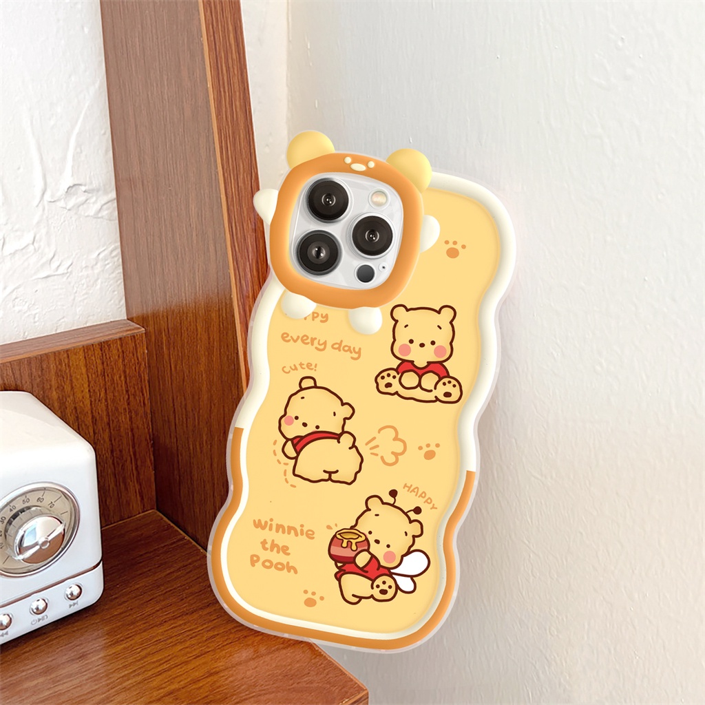 Ốp lưng iphone gấu sóng happy pooh 6/6plus/6s/6splus/7/7plus/8/8plus/x/xs/11/12/13/14/pro/max/promax/plus/shin/case | BigBuy360 - bigbuy360.vn