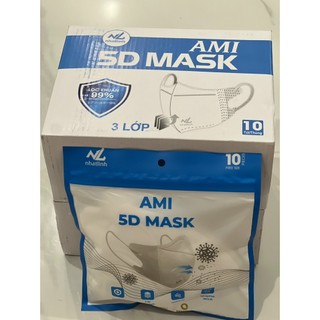 Hộp 100c khẩu trang 5D Ami siêu đẹp