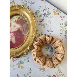 Scrunchies len handmade siêu vintage