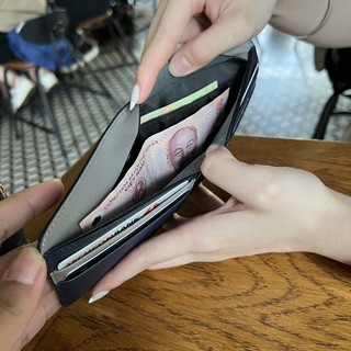 Katsu かつ Simple Wallet - Ví Gập Form Đơn Giản Phối Layer Da Thật ( Ouithebrand )