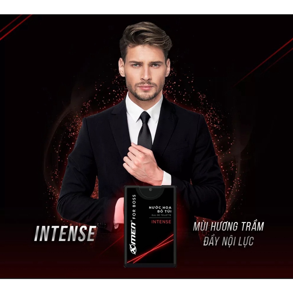 Nước hoa bỏ túi cho nam Xmen for Boss Intense 18ml