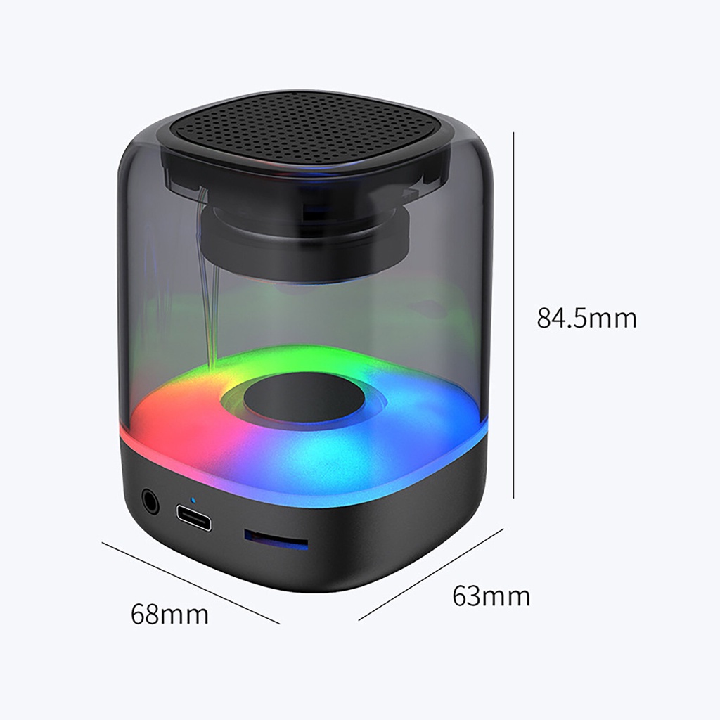 Loa Blutooth E3052 led RGB đa cổng kết nối