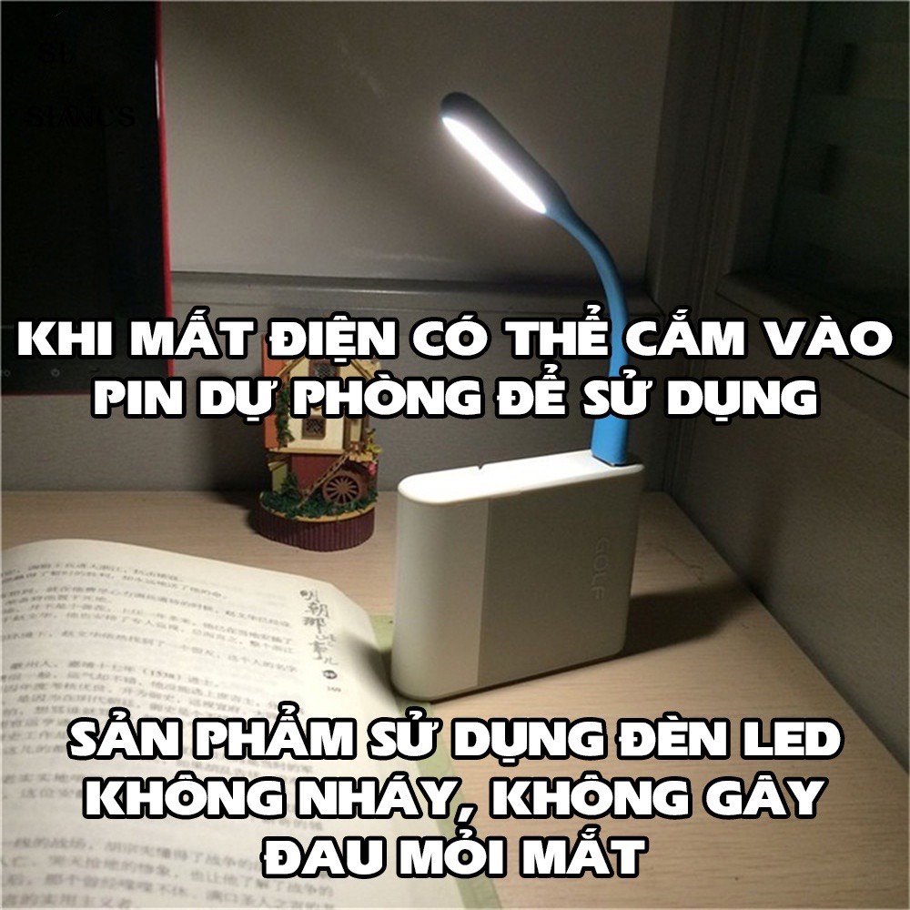 Đèn led mini USB Gutek siêu sáng cắm nguồn cục sạc điện thoại, laptop, sạc dự phòng