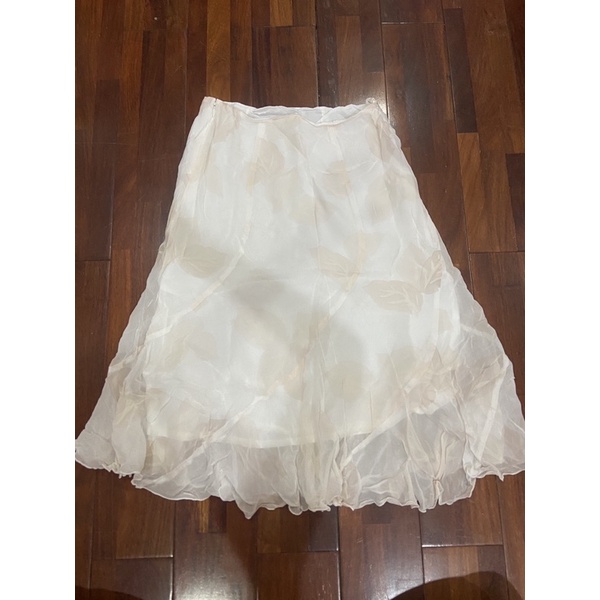 Chân váy voan thrift phong cách coconut girl, chân váy voan Nhật 2hand