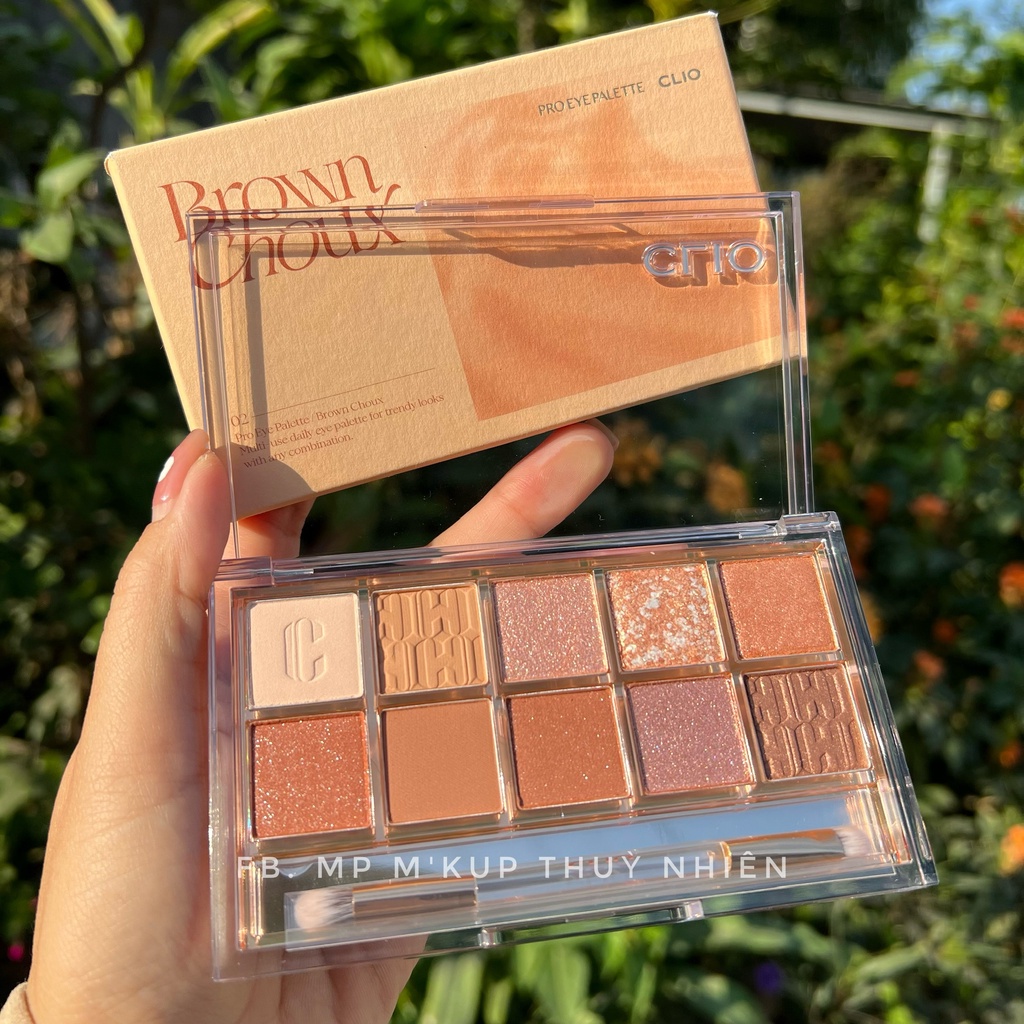 Bảng phấn mắt Clio 02 - Brown Choux