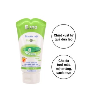 Sữa rửa mặt E100 Sữa bò tươi 50ml/80ml