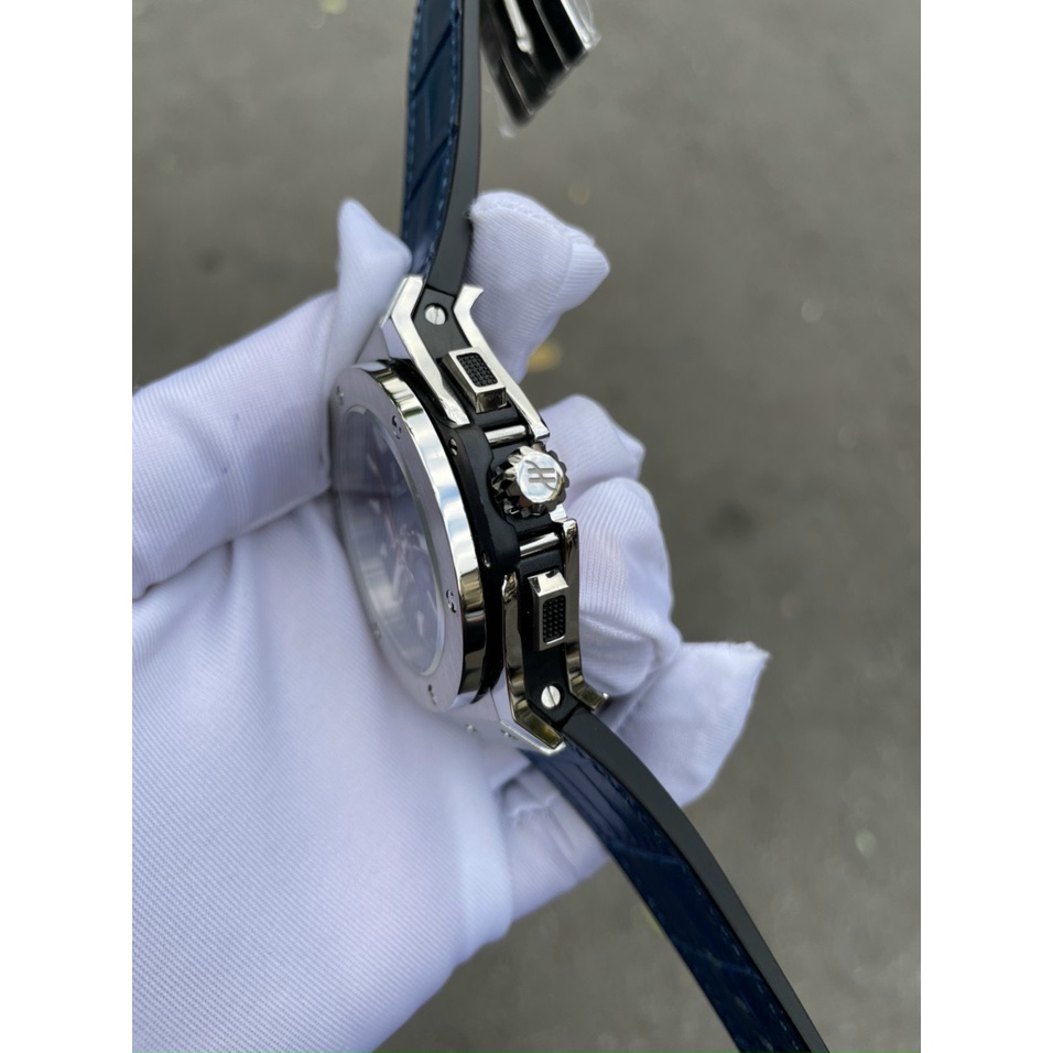 Đồng hồ nam Hublot BigBang 43mm máy quartz, chạy full kim, kim trôi