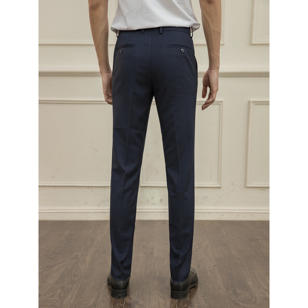Quần âu tây công sở nam Aristino ATR05009 dáng slim fit chất liệu polyester cao cấp mềm mại xám và xanh tím than