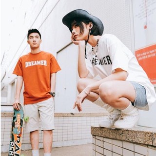 Áo thun nam nữ YODY unisex in chữ DREAMER tay lỡ dáng rộng TSU6002