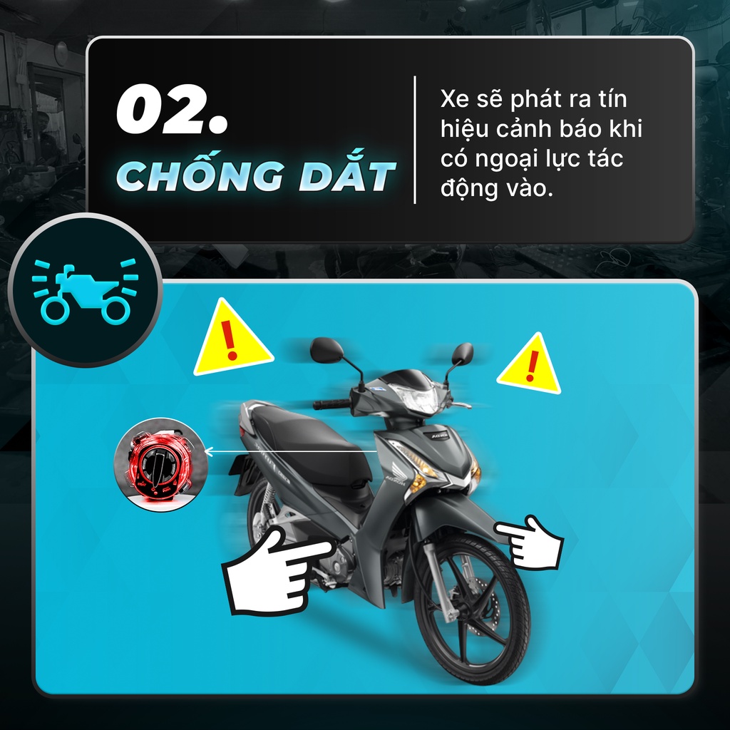 Smartkey Honda K59 - Exciter 2010, Sirius xang cơ, Jupiter xang cơ,...