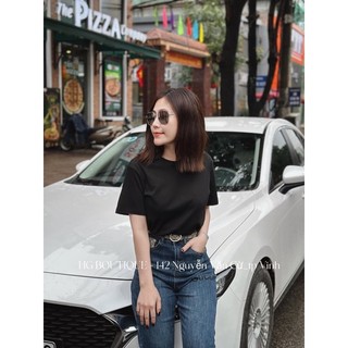 áo cotton nữ tay cộc trơn