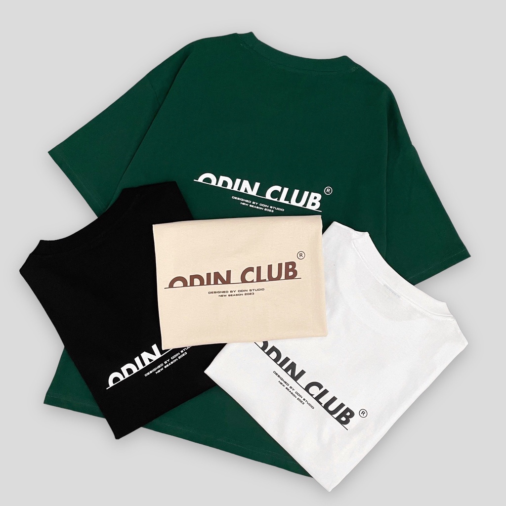 Áo Thun Oversize ODIN CLUB Rising, Áo phông chất liệu 100% cotton co giãn 2 chiều, Local Brand ODIN CLUB