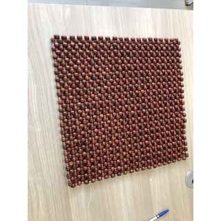 áo ghế hạt gỗ ô tô