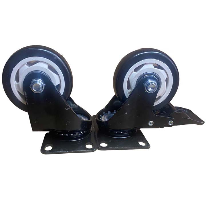 BÁNH XE NHỰA PU CAO CẤP NHẬP KHẨU 75mm