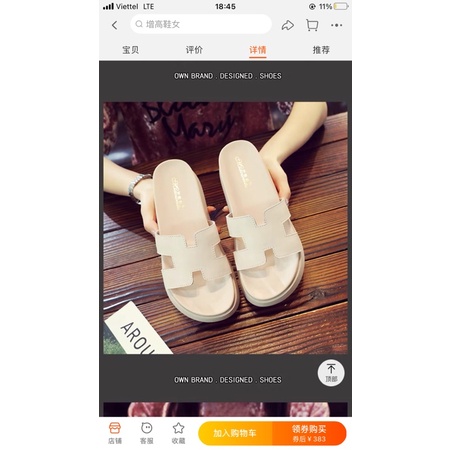 dép đế đúc bằng 5 p đi mưa siêu êm siêu bền hót