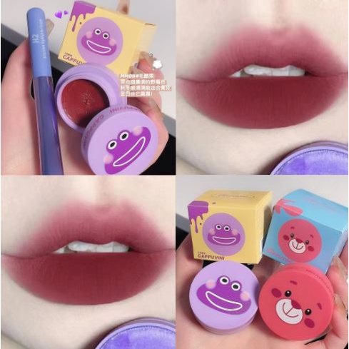 Son kem Cappuvini Zooland Lip Mud dạng hũ dễ thương