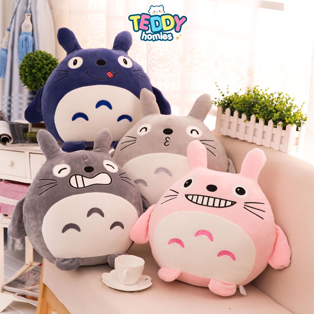 Bộ chăn gối văn phòng Totoro cảm xúc dễ thương 3in1 Teddy Homies TH117