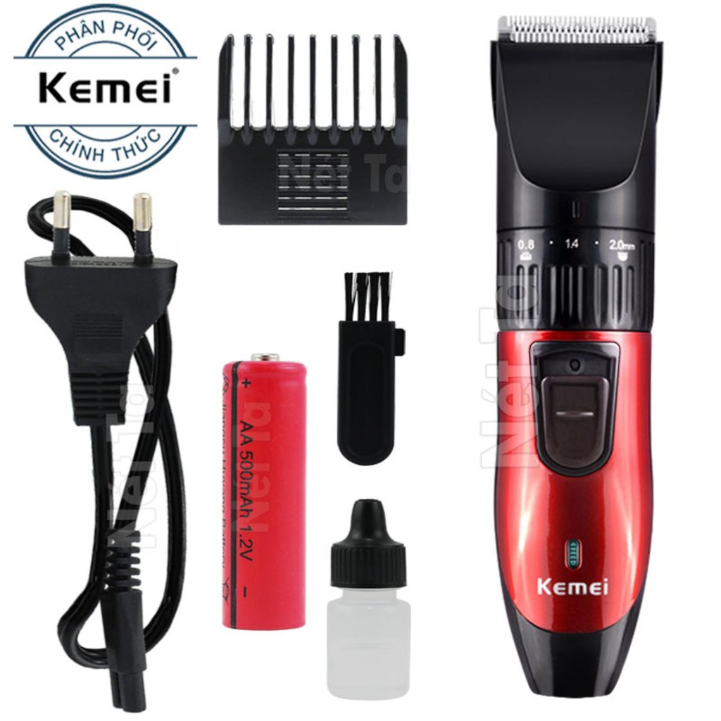 Tông Đơ Cắt Tóc Sạc Điện Kemei Km-730 Bảo Hành 6 Tháng Chính Hãng