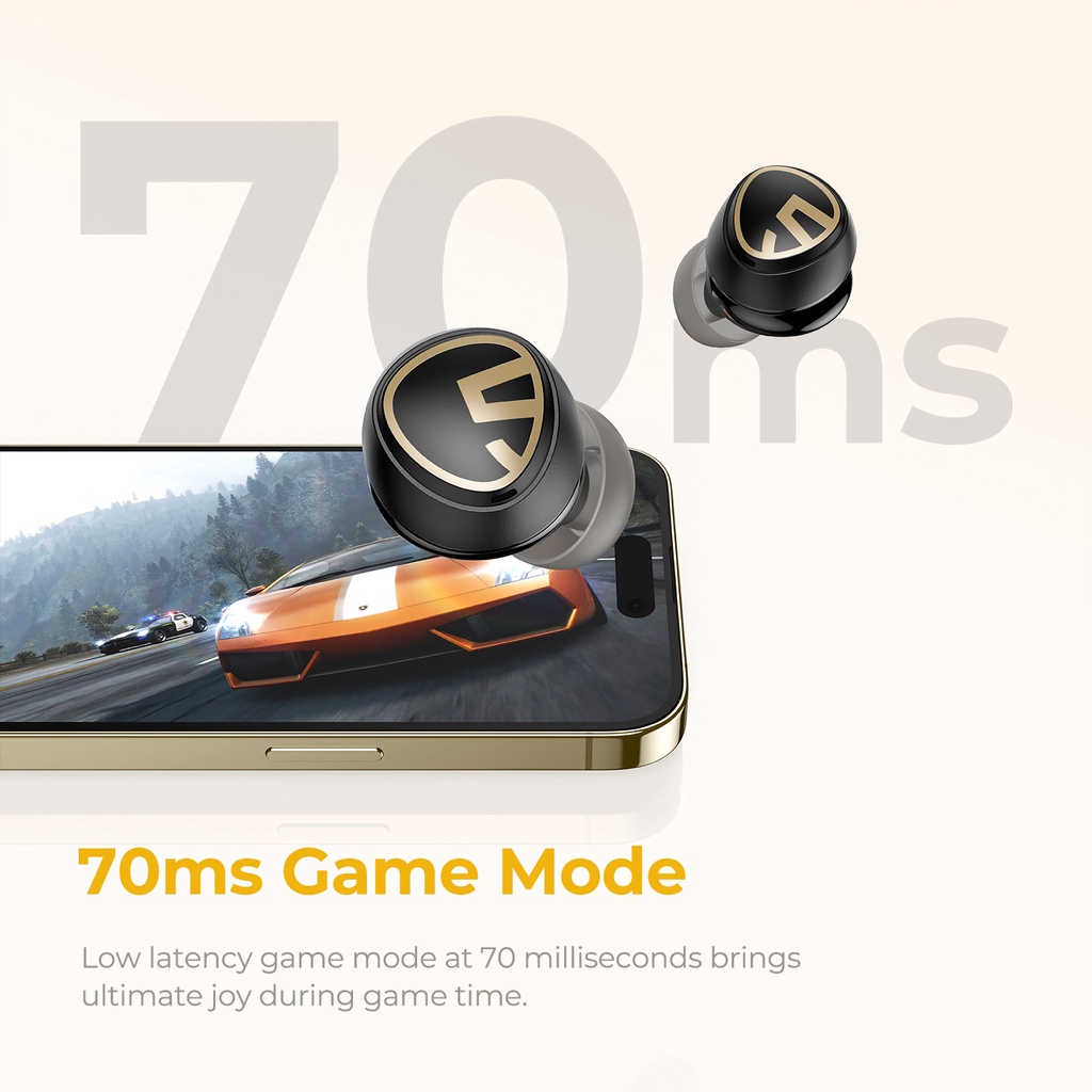 Tai Nghe True Wireless SoundPEATS Mini Pro HS Game Mode 70ms Chống Ồn Chủ Động ANC