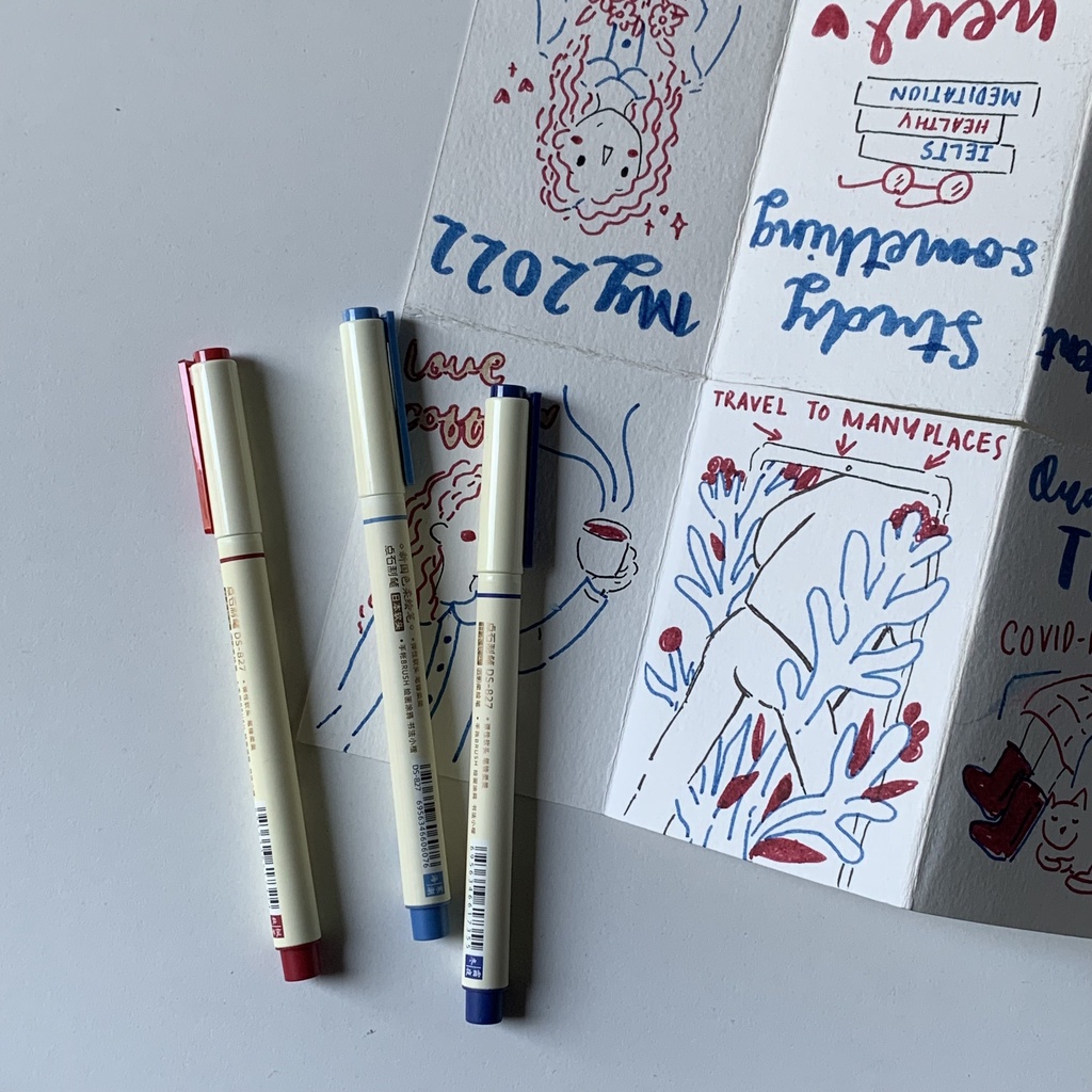 Bút Brush Soft Sign Pen DS phù hợp viết Calligraphy Art Therapy