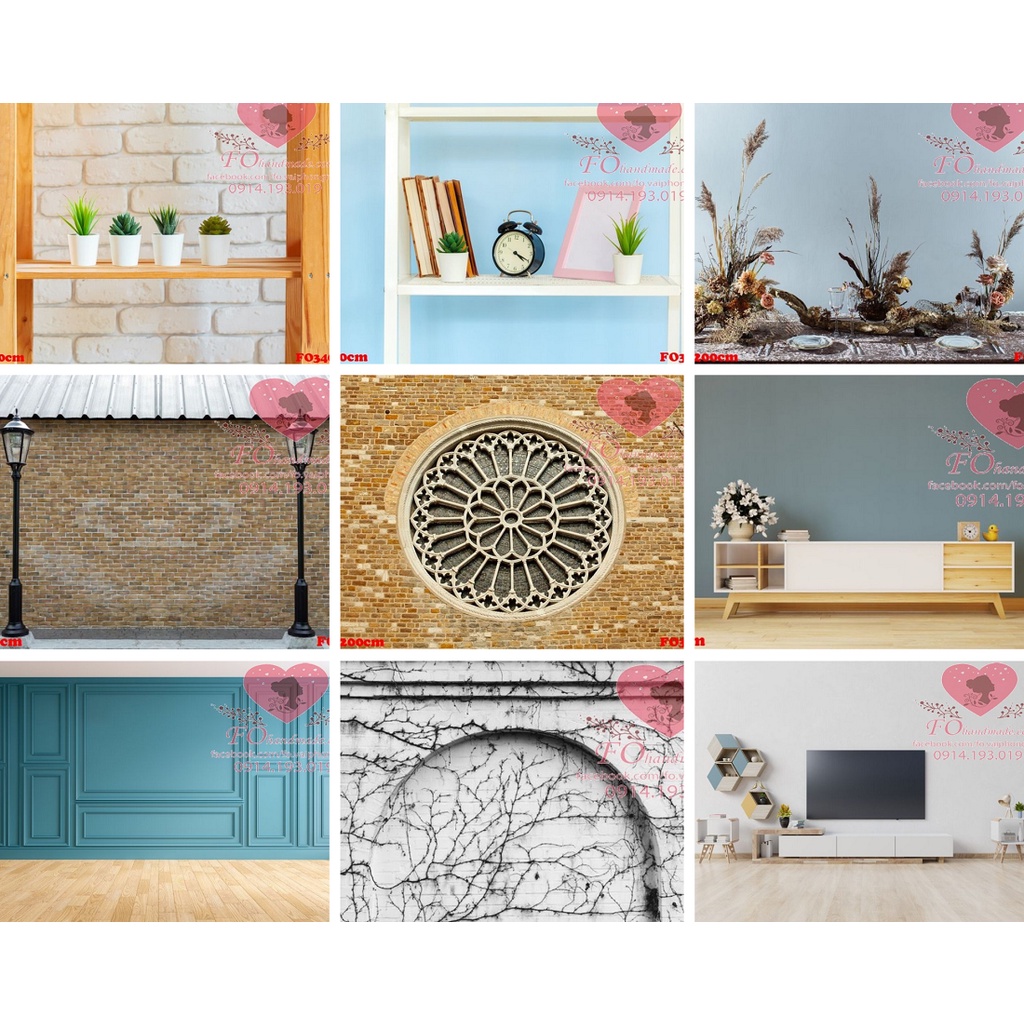 Phông nền vải bức tường đơn giản, thích hợp livetream, mẫu chụp quần áo thời trang FO34619