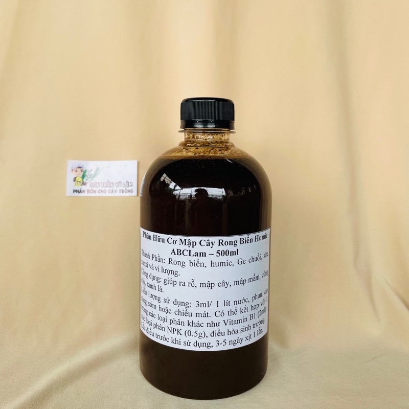 Phân Hữu Cơ Mập Cây Rong Biển Humic ABCLam – 500ml
