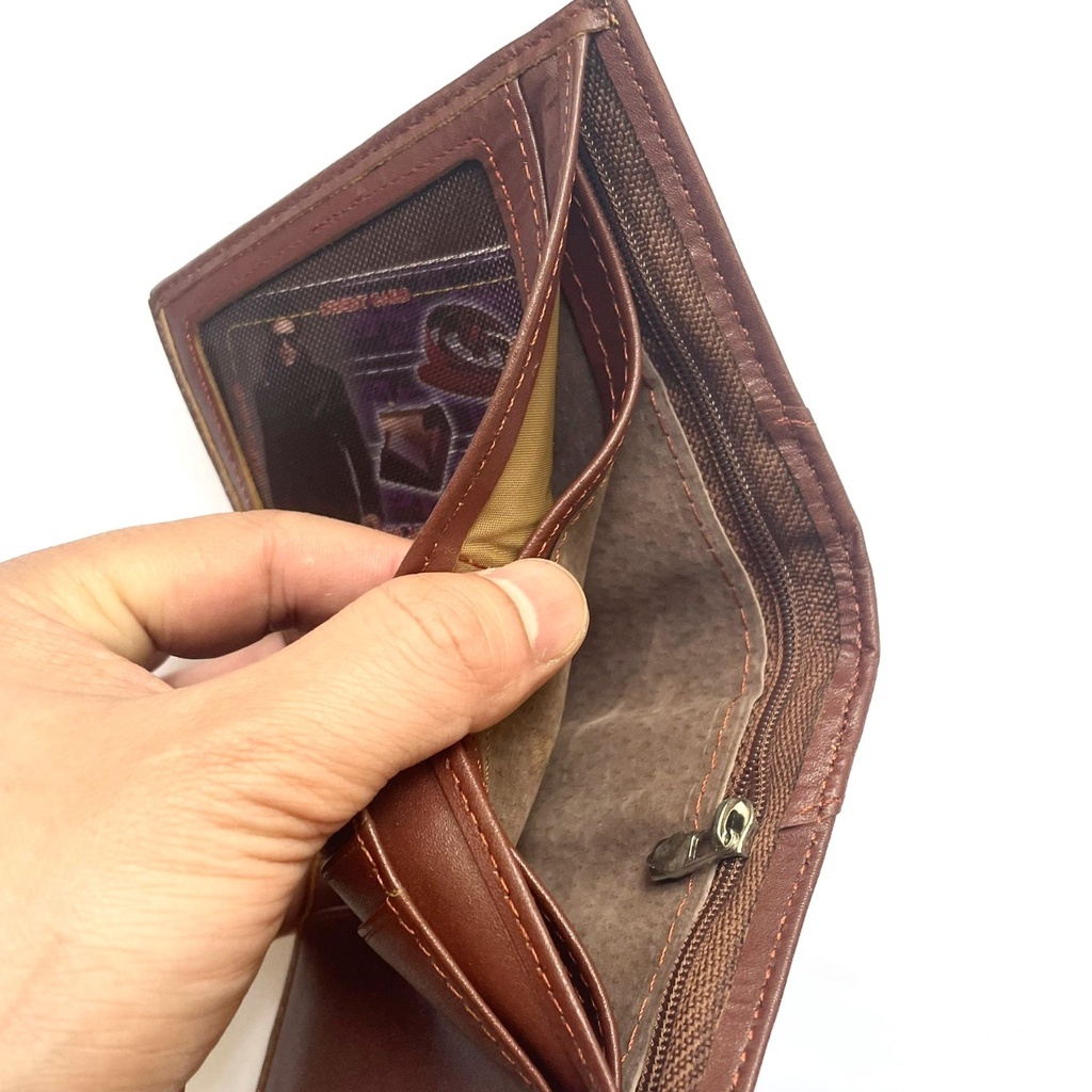 Ví nam bóp nam da bò thật cao cấp dáng đứng đẹp nhiều hiệu