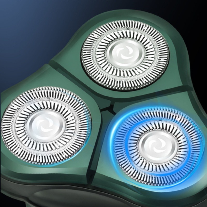 Máy cạo râu đa năng 4in1 cao cấp，3 lưỡi dao kép, công nghệ chống nước IPX7 bảo hành 12 tháng-17.kerhy