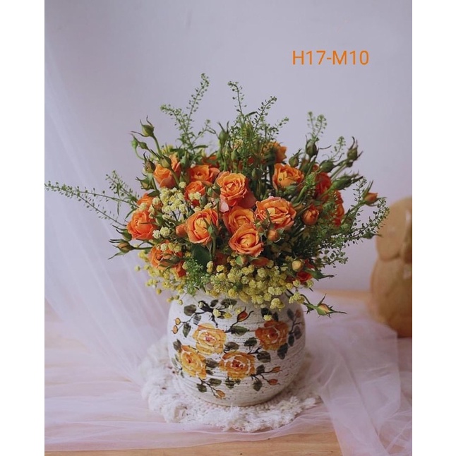 Bình Cắm Hoa Gốm Bát Tràng vintage