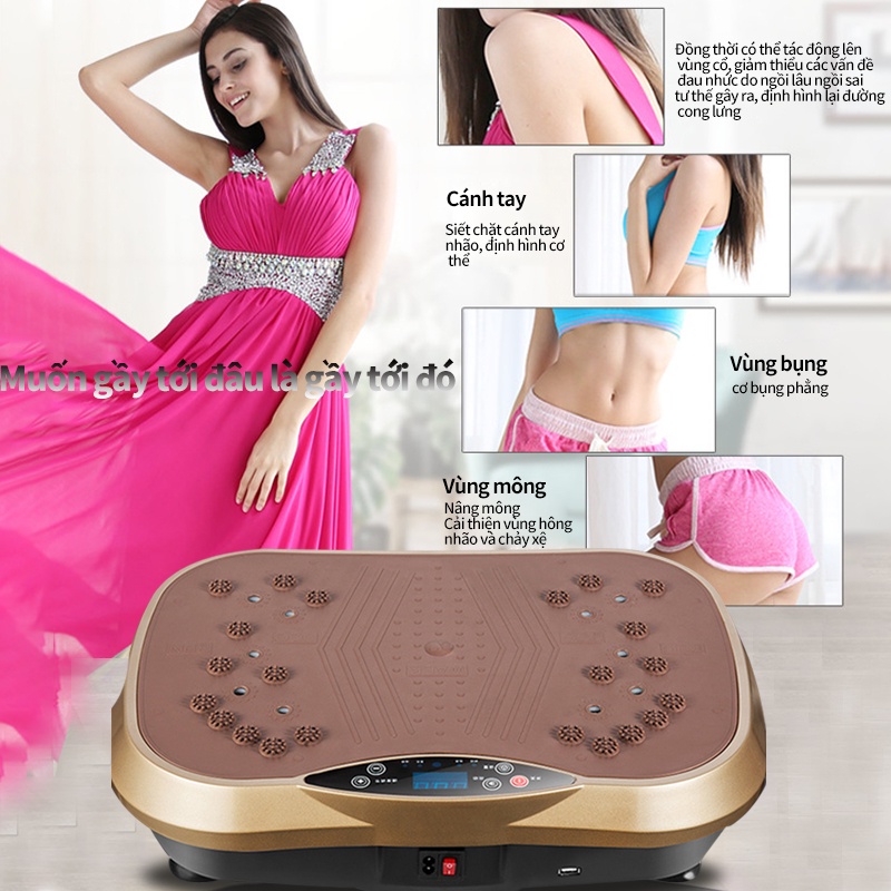 SP1000B Máy tập thể thao rung thương hiệu SKM 99 cấp độ rung thông minh-Giao hàng nhanh