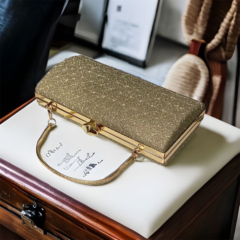 Bóp Đầm Đeo Vai Kết Hạt Thủ Công Hàng Cao Cấp Có Quai{ Nhận giao hoả tốc trong ngày khu vực tphcm}