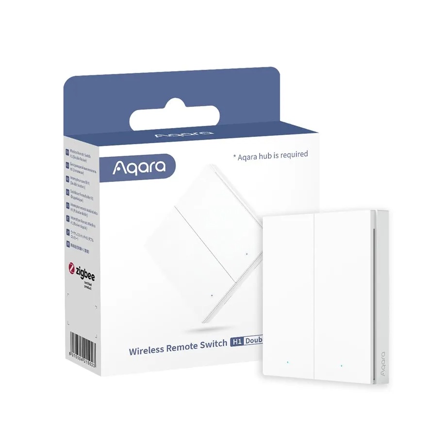 Công Tắc Thông Minh Ngữ cảnh Aqara H1 Zigbee phiên bản Wireless Không dây, Tương thích Home Kit, Cần trang bị Hub