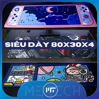 Miếng lót chuột pad chuột 80x30x4 fullsize siêu dày