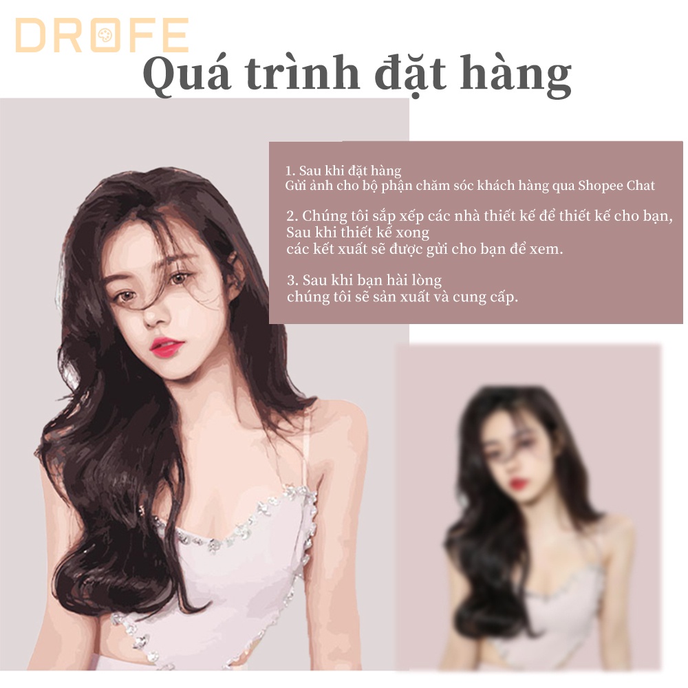 Tranh số hoá DROFE 24/36/48 màu đặt in tùy chỉnh theo yêu cầu cá nhân