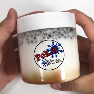 Slime sữa tươi trân châu đường đen - chất half floam