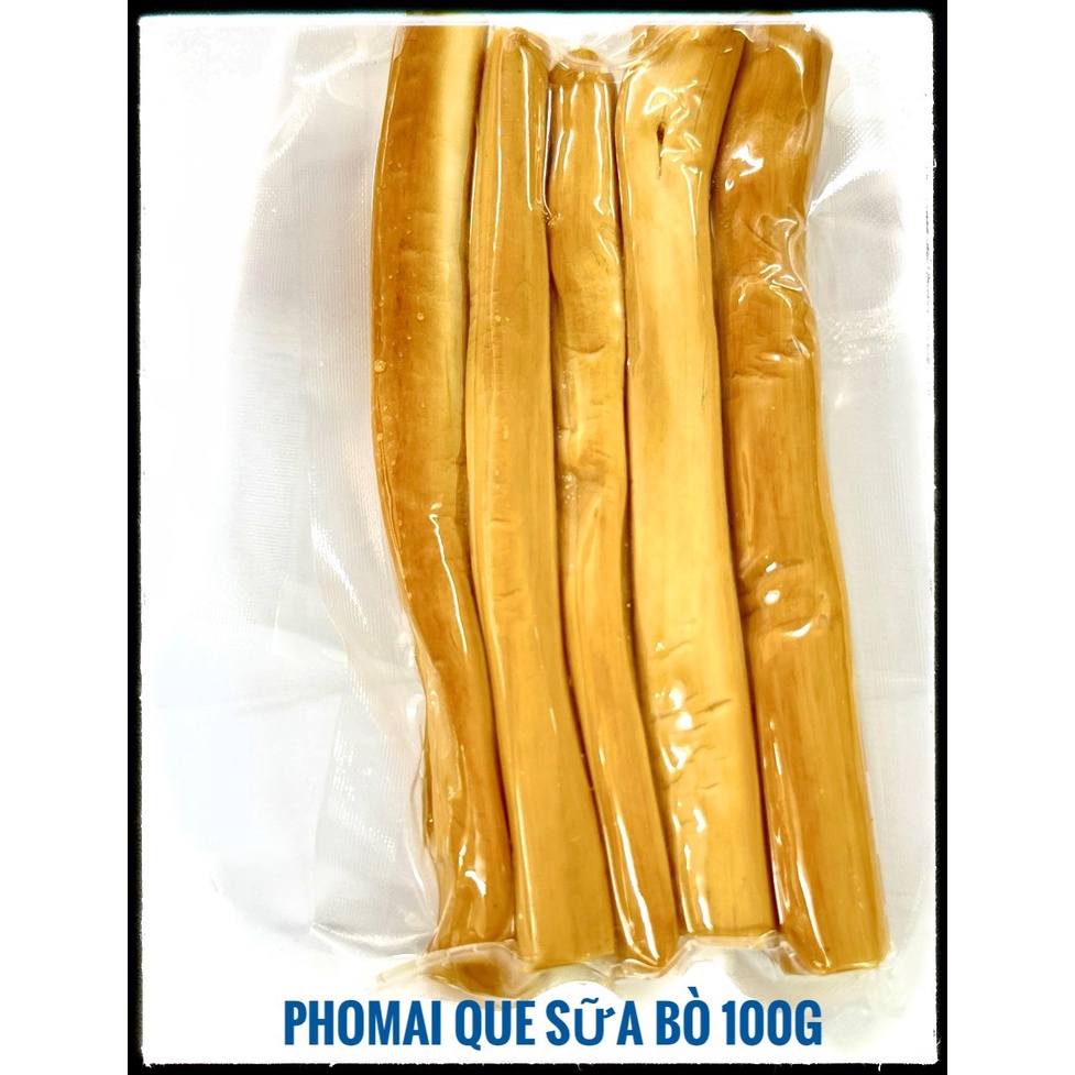 [Siêu Sale] [Chay/Mặn] Phomai hun khói que sữa bò 100g  - Date mới nhất (Tháng 12/2023)