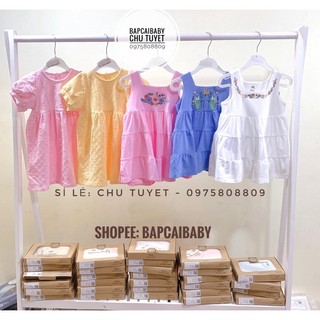 Váy, bộ hai dây Little Love mềm mát cho bé 6 tháng đến 5 tuổi