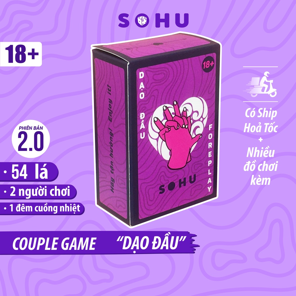 Bộ bài drinking game Dạo Đầu SOHU SG cho cặp đôi hẹn hò 54 lá