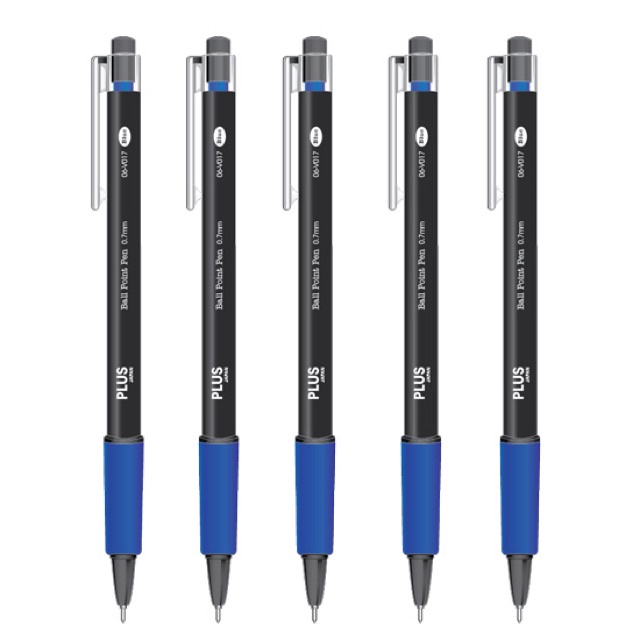 Bút bi xanh Plus 0.7mm 06-V017 (50 Cây/Hộp)