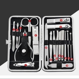 Bộ Dụng Cụ Bấm Móng – Bộ Cắt Móng Tay Không Gỉ 19 Món