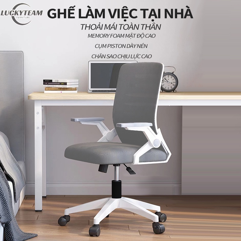 Ghế học sinh có thể nâng hạ để viết chữ Ghế máy tính văn phòng thiết kế công thái học Gh-KL041
