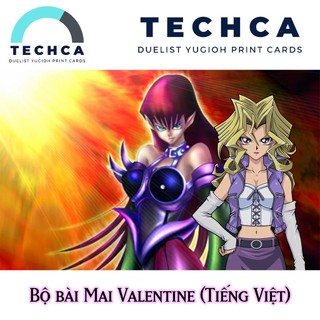 Bài in tiếng việt - bộ bài yugioh - bộ bài mai valentine
