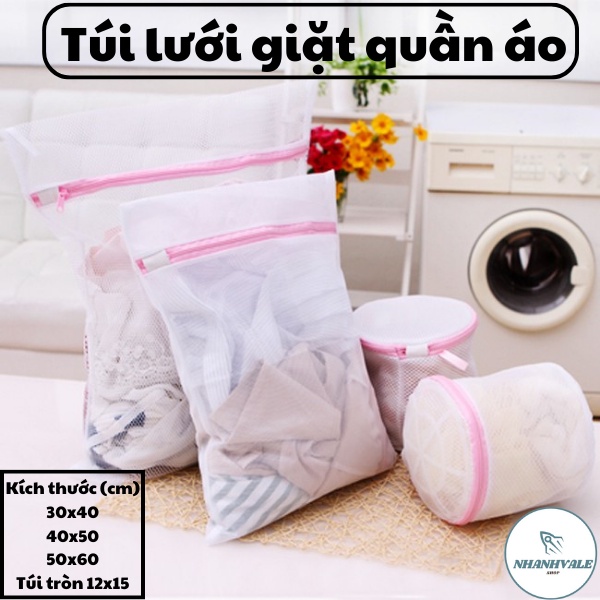Túi Lưới Giặt Đựng Quần Áo, Đồ Lót Trong Máy Giặt - Túi Giặt Bảo Quản Quần Áo