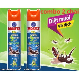 Combo 2 chai xịch muỗi Mosfly 600ml