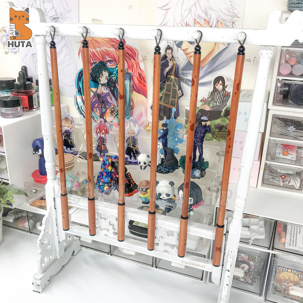 Cọ vẽ lông sói thân dài - Cọ vẽ màu nước, Cọ thư pháp