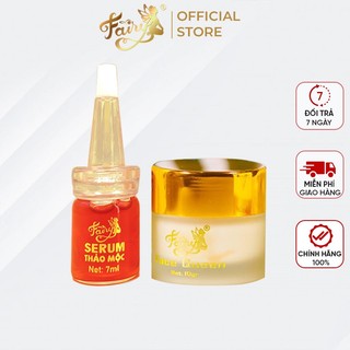 Combo Kem dưỡng da mặt Face Queen Fairy 10gr & Serum Thảo mộc 7ml tặng 1 mặt nạ dừa